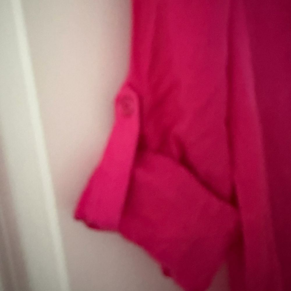 Michael Stars Fuchsia Long Sleeve Dress - Picture 2 of 5